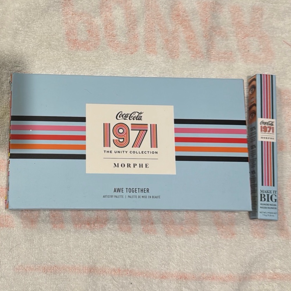 Morphe x Coca-Cola 1971 Collection Palette and Mascara